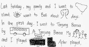 Sehingga, selama dua minggu itu saya melakukan kini belajar bisa sekaligus liburan. Liburan Sekolah Cerita Red Pastel E