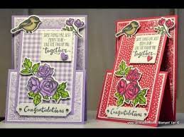 You can choose from a variety of card types like: No 464 Norwegian Stepper Card Janb Uk 7 Top Stampin Up Independent Demonstrator Youtube Fancy Fold Cards Stepper Cards Step Cards