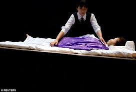 When i was a kid, i loved the undertaker, and then obviously when i was a teenager i kind of. Japanese Undertaker Wins Corpse Dressing Contest In Tokyo Daily Mail Online