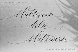 Sophia ronald is a crème de la crème modern calligraphy font with handwritten, sophisticated flows. Multiverse Calligraphy Font 471334 Calligraphy Font Bundles
