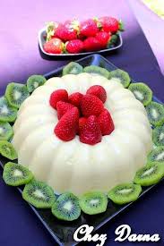 Flan Aux Fraises Et Kiwi فلان بالفراولة و الكيوي Chez Darna Flan A La Fraise Dessert Facile Et Rapide Dessert Facile