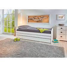 Retrouvez le lit gigogne adèle avec sommiers de couleur anthracite. Lit Gigogne 3 Couchages En Bois Massif Blanc Laque Lt12015