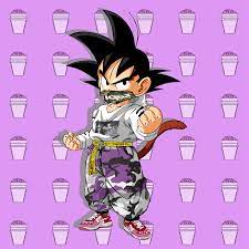 New level of the awakened!! Hypebeast Goku Lean Background Off White Bape Supreme Goku Wallpaper Dragon Ball Artwork Dragon Ball Art