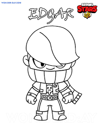 Brawl stars, clash of clans, clash royale ve boom beach'in yapımcıları tarafından yapılan çok oyunculu bir dövüş oyunu. Edgar Brawl Stars Coloring Pages Printable Coloring Pages