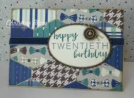 Sub out the imagery with your photos. Stampin Up True Gentleman Tailored Tag Birthday Card Happy Heart Cards Heart Cards Birthday Cards For Men Cards