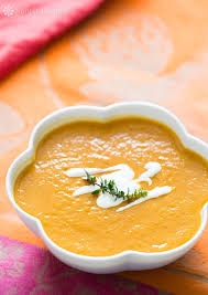 Roasted Sweet Potato Soup Recipe Simplyrecipes Com Recipe Sweet Potato Soup Recipes Roasted Sweet Potatoes Sweet Potato Soup Easy
