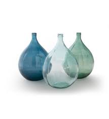 Vase Dame Jeanne En Verre Izolia La Redoute Galeries Lafayette Vase En Verre Bleu Dame Jeanne En Verre Vase Vert