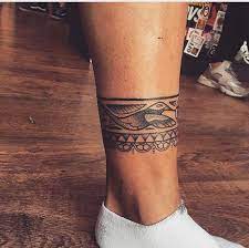 Mixture Of Symbolism Sacred Polynesian Tattoos Women Cuff Tattoo Ankle Band Tattoo
