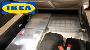 This ikea under bed storage hack is a very simple project. Ikea Malm Bed Frame With Storage Design Youtube