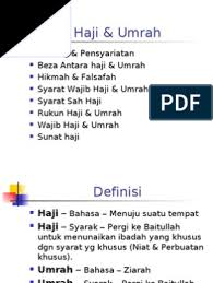 Setelah diintip dari pengertiannya, keduanya memang memiliki perbedaan. Bab 6 Haji 1