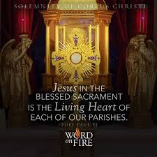 In the united states and some other countries the solemnity is held on the sunday after trinity. Pin On Catholic Quotes
