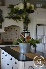 Kitchen island decorating ideas for christmas. Christmas In The Kitchen Kitchen Island Centerpiece Trendy Farmhouse Kitchen Christmas Kitchen Decor