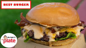 Once cooked, remove the burgers to a plate and carefully wipe the pan clean with a ball of kitchen paper. Best Burger Recipe Making The Best Burger In The Worldvincenzo S Plate