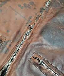 High Fashion Meets Biker Jacket Wings Horns Cafe Racer In Size 40 Cross Tanned Pull Up Leather Amazing