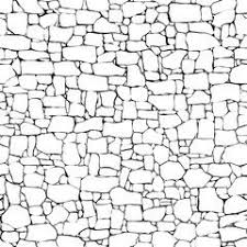 Black And White Bricks Clip Art Seamless Wall From Stones Of Different Sizes Drawn With Ink Drawing Rocks Texture Drawing Rock Textures