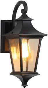 Find deals on products in light & electric on amazon. Buy Outdoor Wall Light Fixture Tewei Exterior Light Fixtures Wall Mount Matte Black Outside Lights For House Wall Lantern With Seeded Glass Retro Metal Outdoor Wall Sconce For Patio Entryway Garage Online In Indonesia B08qvf9hyv