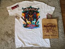 Hard rock cafe osaka — closed established: Hard Rock Cafe Osaka T Shirt Men S Fashion Clothes Tops On Carousell
