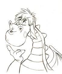 Here's a quick sketch i did of one of my very favorite disney characters of all time. Petes Dragon Coloring Pages Coloring Home
