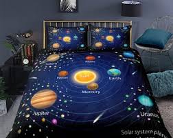 Solar System Bedding Etsy