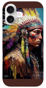 Indian Warrior iPhone Cases for Sale