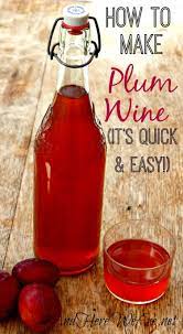 Quick Easy Plum Wine Recipe Plum Wine Wine Recipes Homemade Wine