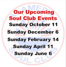 Alameda Soul Club's 1 year anniversary event on October 11