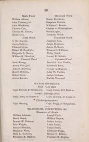 1833 Fire Wardens P 2 By Ward Names And Place Of Abode Of The Members Of The Common 1833 New York N Y Names Struthers Members