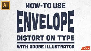Most illustrator users know that type can be placed on a path to create shaped text or text that wraps around an object. How To Use Envelope Distort On Type In Adobe Illustrator Tutorial Youtube