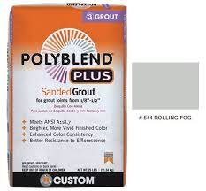 Custom Building Products Pbpg54425 25 Pound Rolling Fog Polyblend Plus Sanded Grout For Grout Joints From 1 8 To 1 2 Inch At Sutherlands