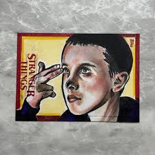 Topps Stranger Things Eleven Sketch Card by Andrew Joynes-Drusls