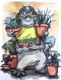 Dr Chef From The Long Way To A Small Angry Planet By Becky Chambers Ilustracoes Arte Em Pintura Desenhos