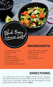 Black Bean Summer Salad Get This And More At Youtobehealthy Com Healthy Recipes Nutritious Meals Homemade Recipes