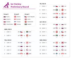 Schedule based on tokyo dates/times (13 hrs ahead of edt). Winter Sports Using Olympic Games Clipart To Illustrate Tournament Schedule