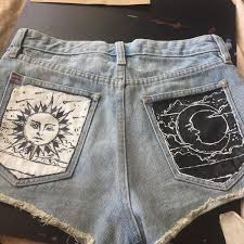 50 easy diy embroidery shirt designs you can do by hand. Anchhez Style Fashion Outfit Look Details Diy Fashion Art Clothes Painted Clothes