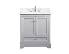 Rated 5 out of 5 stars. 30 Inch Single Bathroom Vanity In Grey With Backsplash Tzt4v Lighting Plus Inc