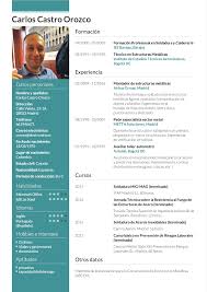 Las mejores plantillas de curriculums vitae creativos \u2022 esandra. Crear Un Curriculum Vitae Descarga Tu Cv En Tres Pasos Cv Wizard