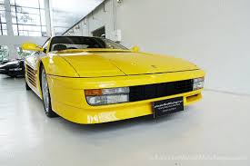 At anamera, your vehicle shows class! 1989 Ferrari Testarossa Giallo Fly Classic Throttle Shop