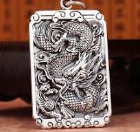 New Classic Chinese Style Domineering Yin Yang Dragon Tiger Pendant  Stainless Steel Chain Necklace For Men Amulet Jewelry