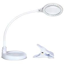 Brightech Lightview Pro Flex 2 In 1 Magnifying Glass Led Lamp Lighted Magnifier With Stand Magnifying Desk Lamp Bright Led Lights Magnifying Glass