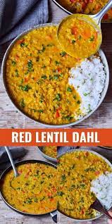 Easy Red Lentil Dahl Lentil Recipes Easy Lentil Recipes Lentil Curry Recipes