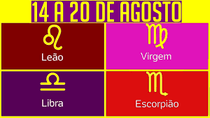 Maybe you would like to learn more about one of these? Signos Leao Virgem Libra Escorpiao 14 08 A 20 De Agosto 2017 Youtube
