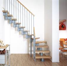 Paragon stairs provides the industry's largest selection of customizable straight staircases. Kompact Adjustable Staircase Kit Metal Steel And Wood Spiral Staircase Fontanot