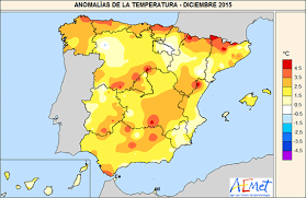 Avance Climatologico De Diciembre De 2015 Agencia Estatal De Meteorologia Aemet Gobierno De Espana