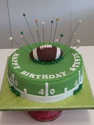 Includes fondant numbers, lines, lettering and goal posts in the end zones. American Football Cake Football Birthday Cake Football Birthday Boy Birthday Cake
