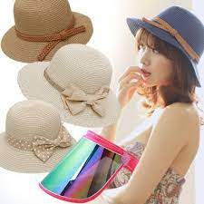 Uv Sun Cap Hats Visor Beach Straw Hat Foldable Unisex Sun Visor Uv Protection Sun Cap Caps Hats Straw Hat