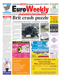 If you've ever seen a mouse scurry across the floor, or had ants take over your kitchen, then you know the kind of j&j exterminating is equipped with the latest technology to exterminate bed bugs and to assist in minimising the outbreak. Euro Weekly News Costa Del Sol 26 April 2 May 2018 Issue 1712 By Euro Weekly News Media S A Issuu