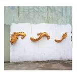 Verbazingwekkend hars draak muur sculptuur met aangepaste ...