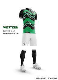 Home stadium el libertador (la bombastico). Because Plain Old Stripes Are Boring Western United Home Kit Concept Aleague