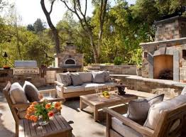 wood fired oven outdoor kitchens to