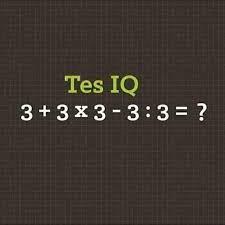 We did not find results for: Tes Iq Tebak Tebakan Matematika Tes Iq Dan Logika Facebook